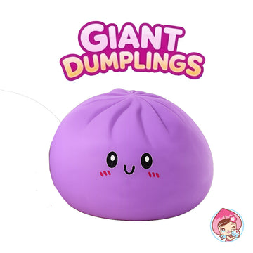 GIANT Dumpling Squishy 10 inch - Purple