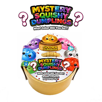 Dumpling Metallic Golden Mystery Squishy